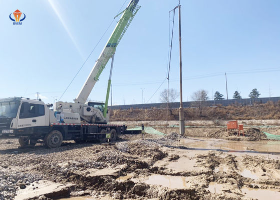 acheter La machine de construction de fondations industrielles Vibro Pile est écologique online manufacture