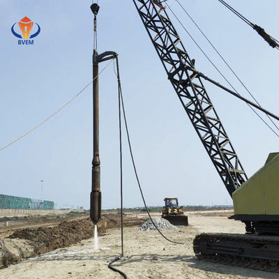 Ingénierie de l'empilement en profondeur Vibroflot Drive Pile Machine Vibro Amélioration du sol