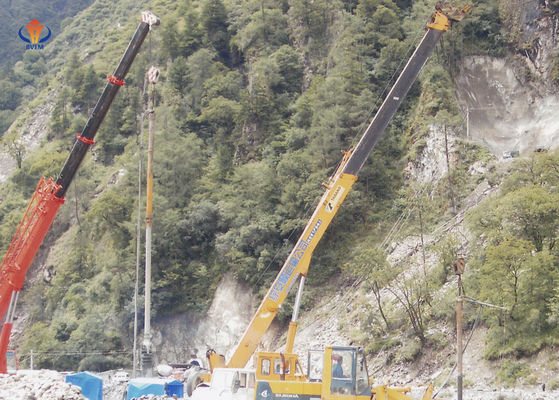 Amélioration du sol Équipement de vibroplot 130 kW 800-1200 mm Diamètres de piles de travail