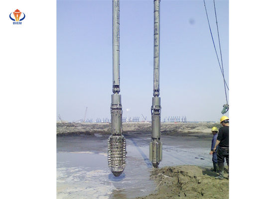 Amélioration du sol Vibroflot 100 KW procédé de vibroflotation