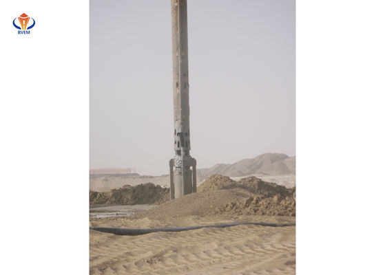 Traitement des fondations molles Dispositif de vibroflotation 150 kW Compaction du sol pour améliorer la capacité de support