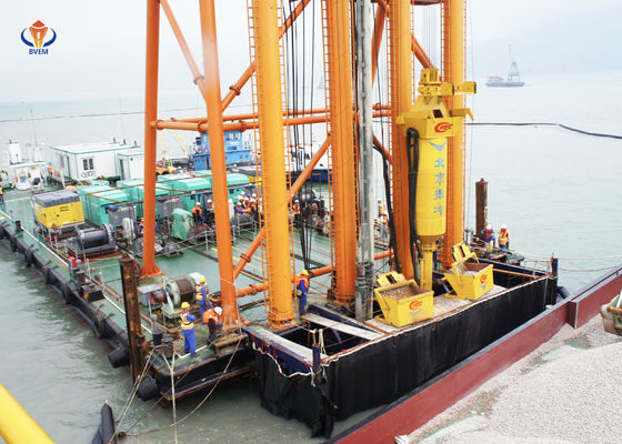 Contrôle de l'onduleur Vibro Pierre de fond Colonne de pile Dispositif avec moteur puissant