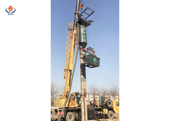 Vibroflot d'alimentation de fond puissant utilisé pour la construction de colonnes de pierre dans le projet offshore BJZC-V400-180