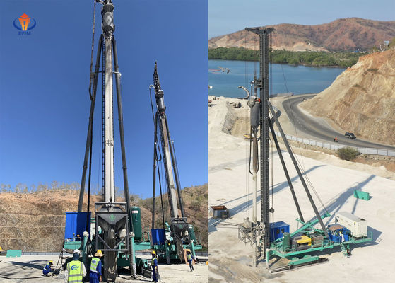 Machine de compactage à vibroplottation efficace de 180 kW