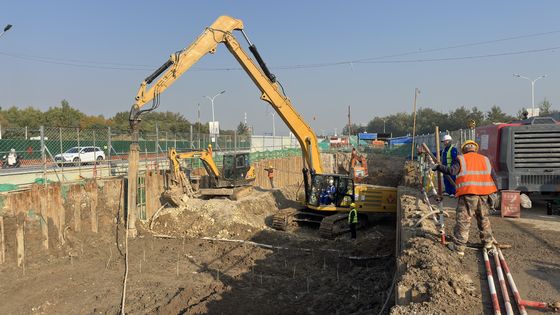 Hydraulic Vibroflotation Compaction Equipment High Compaction Efficiency Achieved