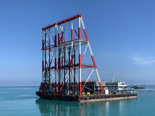 Vibroflot d'alimentation inférieure de 180 kW avec diamètre de travail de 900 à 1200 mm et contrôle de l'onduleur pour le condensation du sol