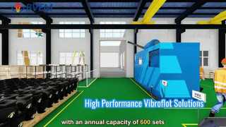 Vibroflot BJV150E haute performance pour l'ingénierie des pieux